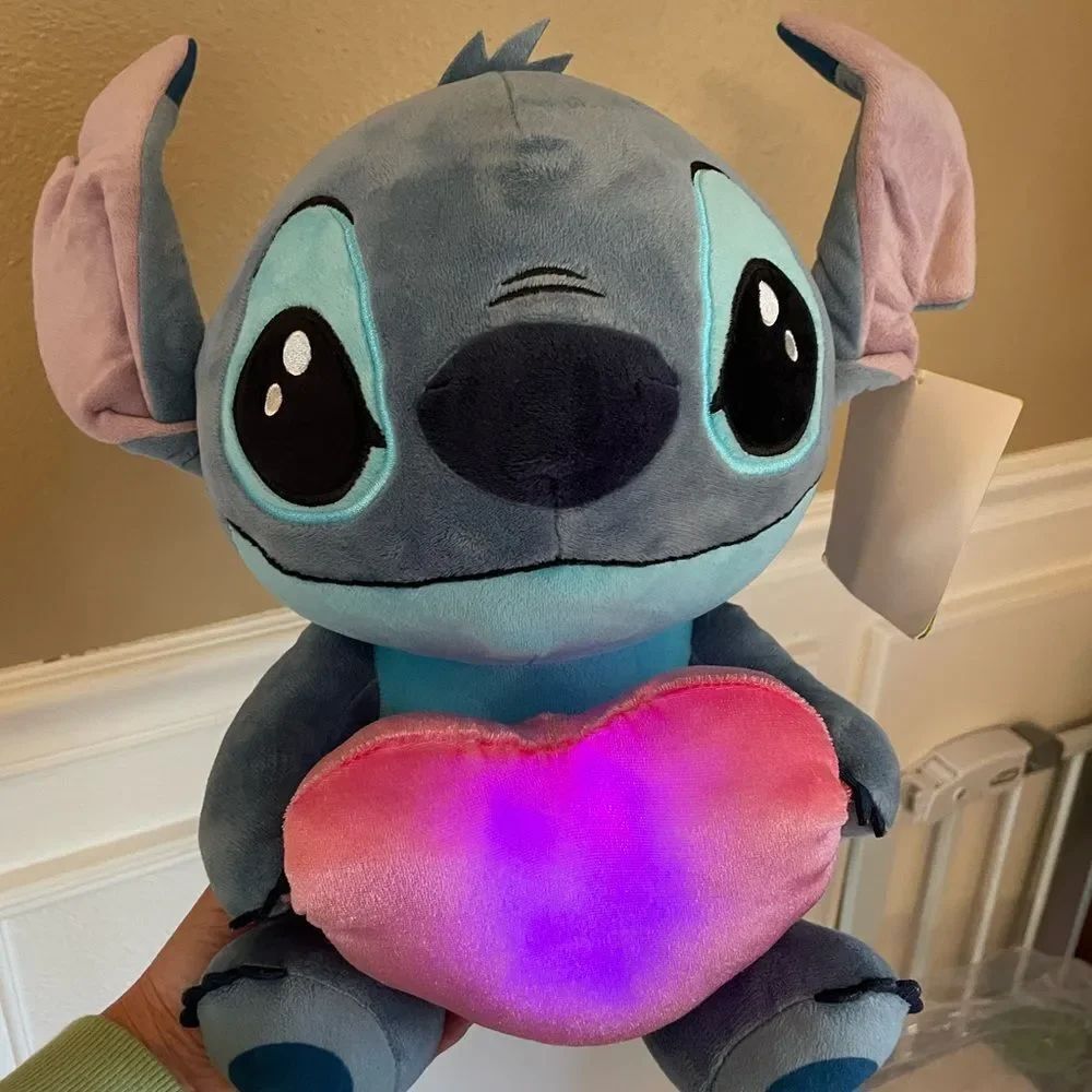 Disney Lilo and Stitch Light Up Heart 13 inch Plush Stitch